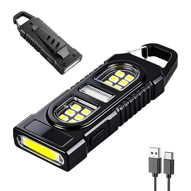 Keychain Flashlight - 캠핑 워킹 테이블 램프, 강력한 미니