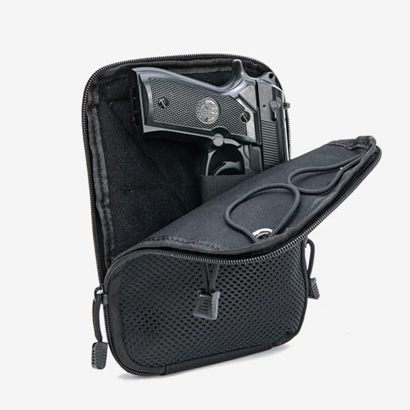Edc Carry Handgun - Molle 전술 숨겨진 총 홀스터 파우치