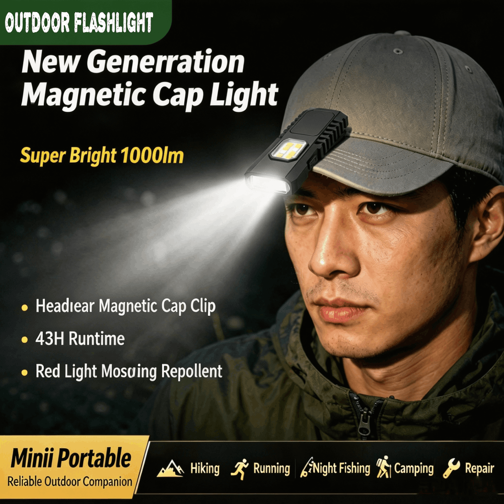 Keychain Flashlight - 다기능 USB 충전식 키체인 손전등 미니