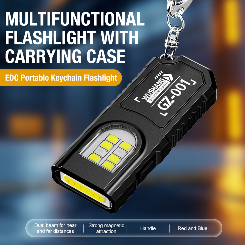 Keychain Flashlight - 휴대용 키체인 LED COB 손전등 펜