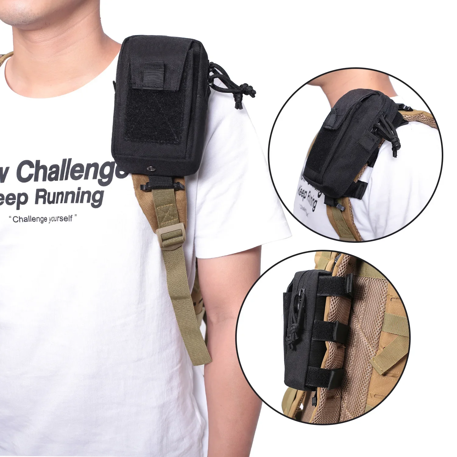 몰레 백팩 스트랩 폰 홀더 허리 파우치 (아웃도어 스포 - Edc Carry Belt 리뷰 및 가격