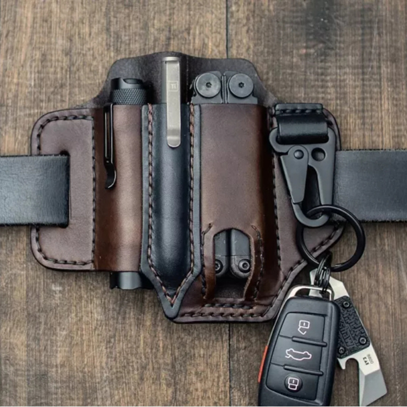 EDC 전술 가죽 파우치 레트로 허리 가방 다기능 홀스 - Leather Edc. Carry Pouch 리뷰 및 가격