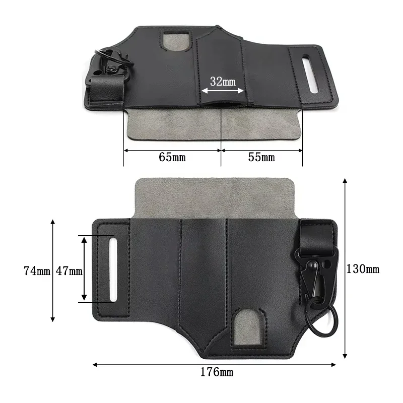 멀티 도구 칼집 용 가죽 칼집 벨트 및 손전등 캠핑 야 - Leather Edc. Carry Pouch 리뷰 및 가격