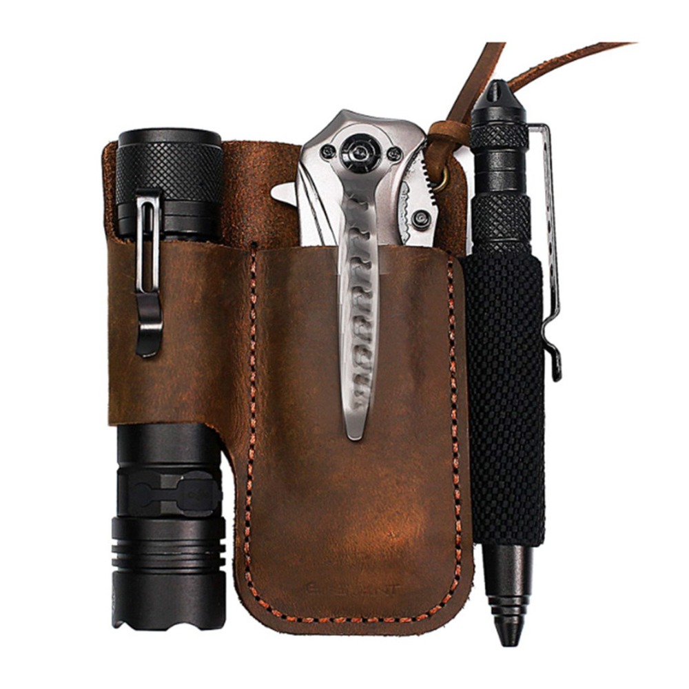 내구성 있는 소가죽 멀티툴 시스루(케이스) 펜 루프 포 - Leather Edc. Carry Pouch 리뷰 및 가격