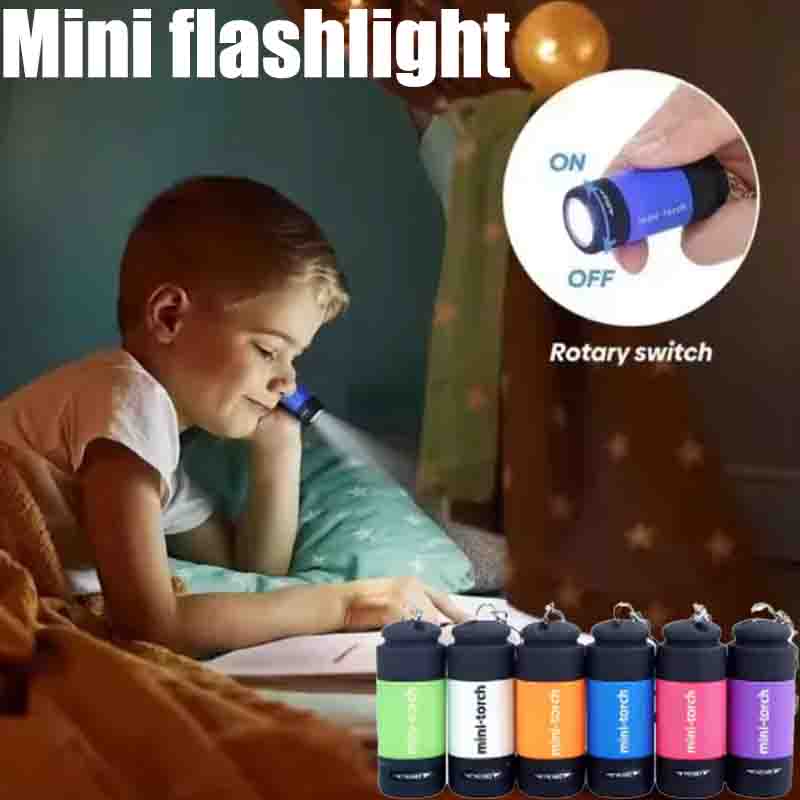 USB 충전식 캠핑 미니 손전등 강력한 라이트 포켓 키 - Keychain Flashlight 리뷰 및 가격