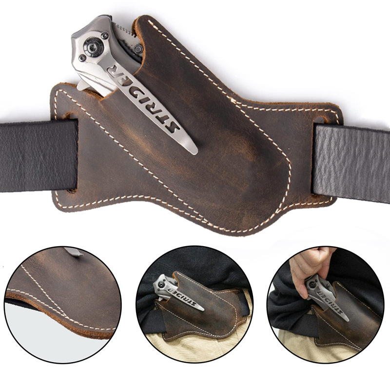 EDC 야외 생존 도구 파우치 전술 허리 캐리 접이식  - Leather Edc. Carry Pouch 리뷰 및 가격