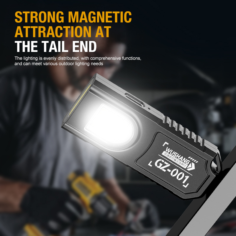 휴대용 키체인 LED COB 손전등 펜 클립이 있는 U - Keychain Flashlight 리뷰 및 가격