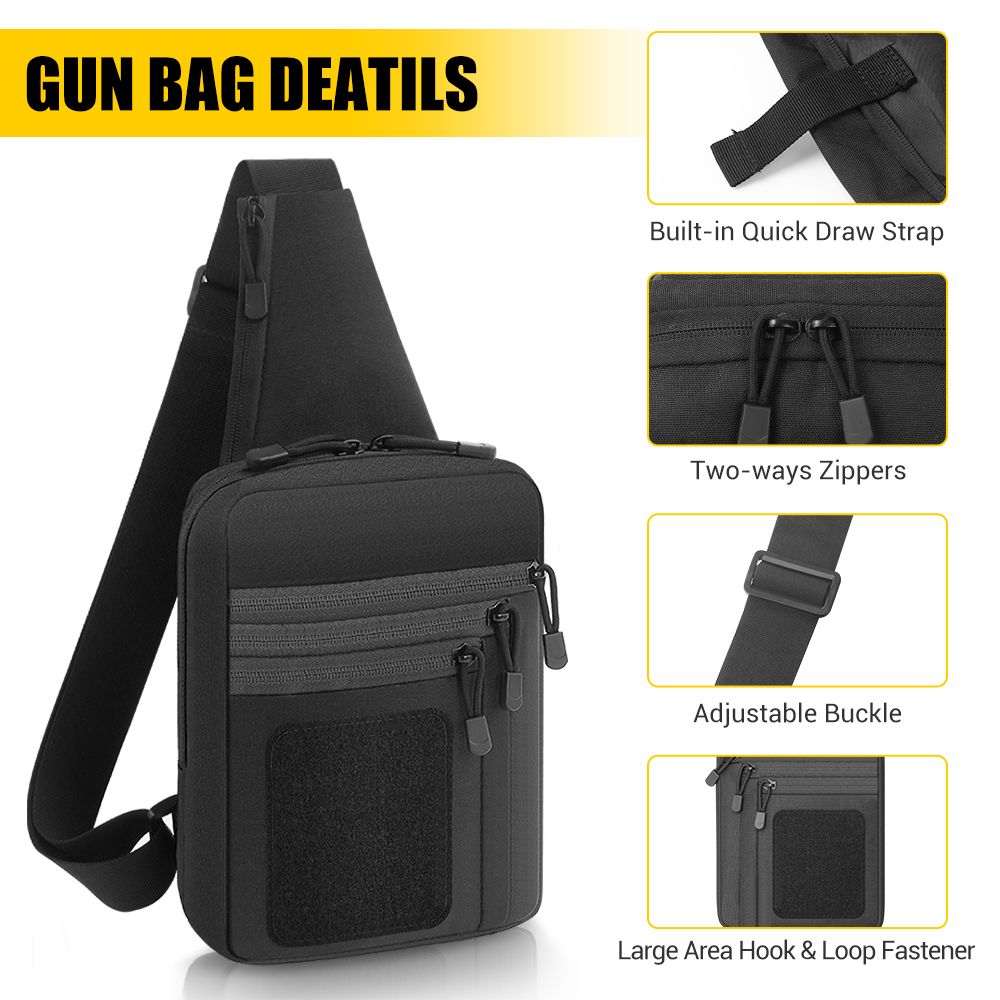 전술 권총 가방 은닉 휴대용 권총 홀스터 핸드건 보관  - Edc Carry Handgun 리뷰 및 가격