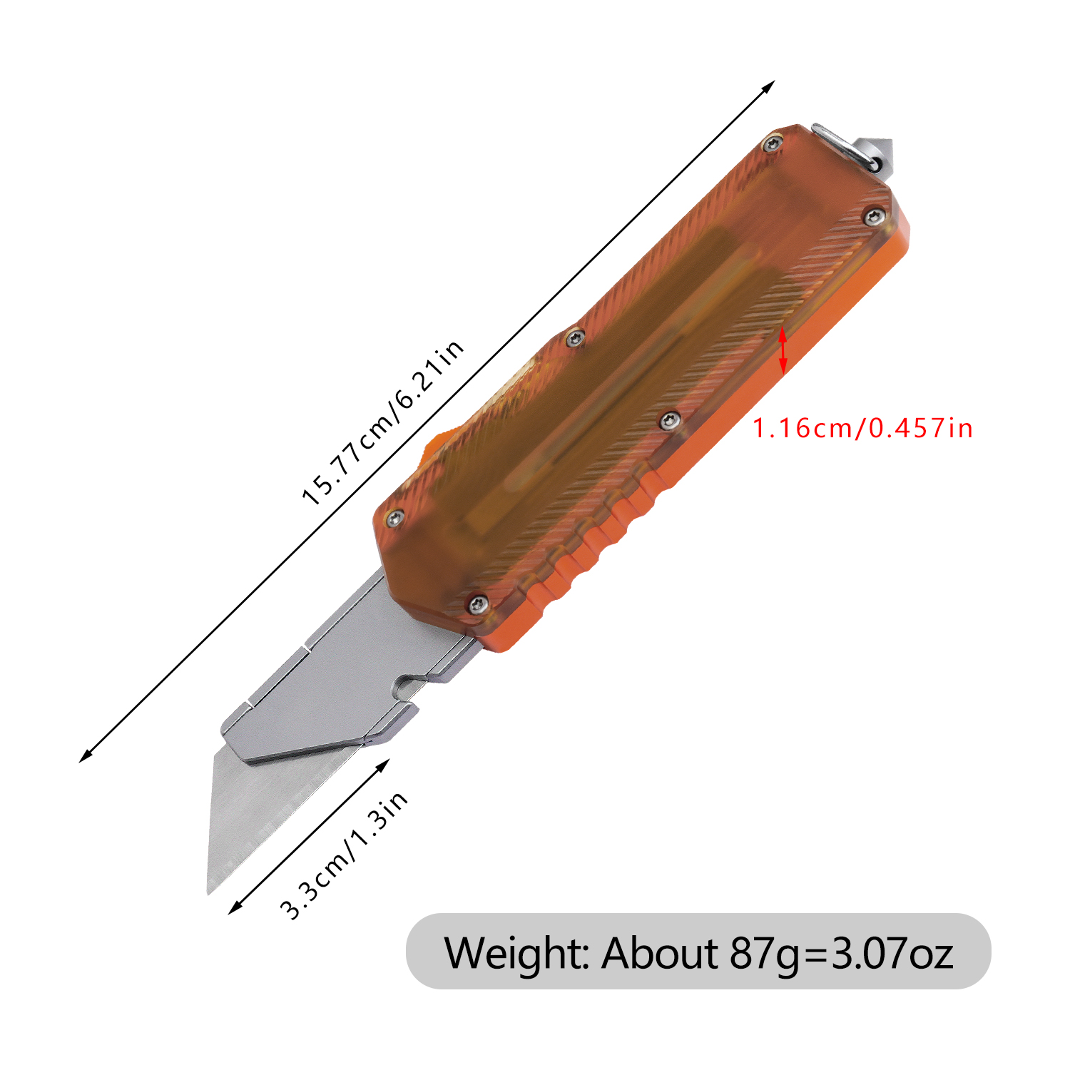 두 조각으로 구성된 알루미늄 합금 콤비네이션 나이프 세 - Edc Carry Piece 리뷰 및 가격